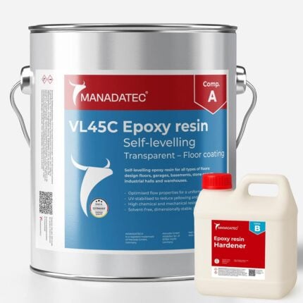 VL45C transparent self-levelling epoxy floor coating